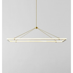 Halo Rectangle Pendant